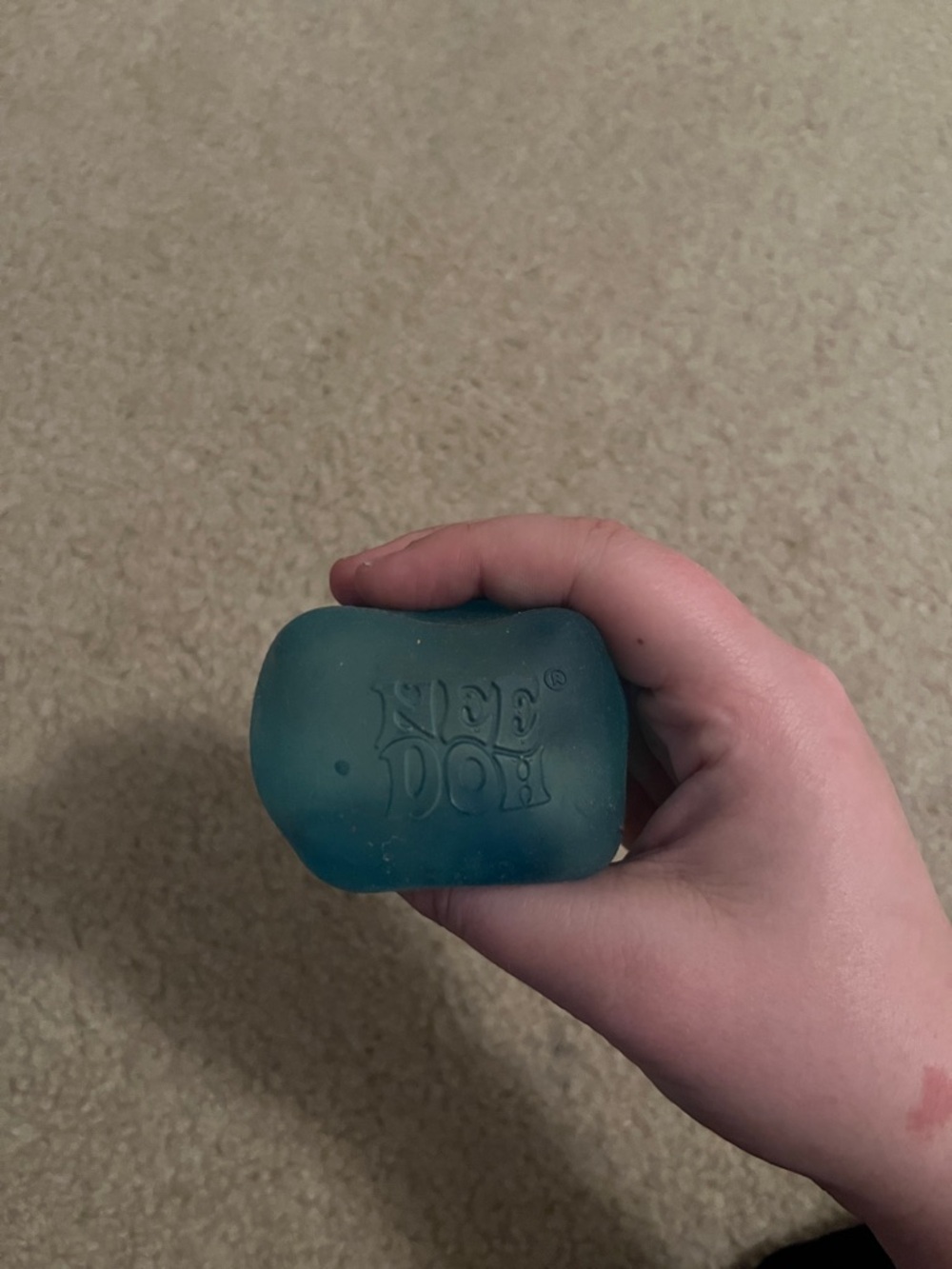 Blue nee doh nice cube
